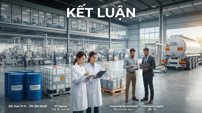 Cồn Ethanol Cho Doanh Nghiệp FDI – Giải Pháp Cung Ứng Nguyên Liệu Ổn Định